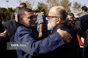 مراسم تدفین مادر جاویدالاثر حاج احمد متوسلیان/تصاویر