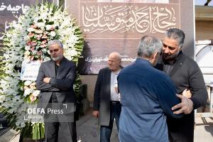 مراسم تدفین مادر جاویدالاثر حاج احمد متوسلیان/تصاویر