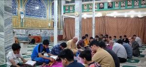 ختم قرآن  در مساجد کوی انقلاب اهواز