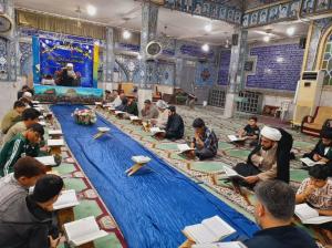 ختم قرآن  در مساجد کوی انقلاب اهواز