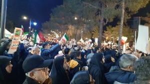 خروش مردم سمنان در عزای رهبر شهید و برعلیه تهدیدات دشمن/تصاویر