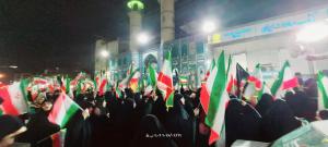 تجمع شبانه اهالی کوی انقلاب اهواز 