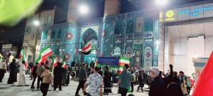 تجمع شبانه اهالی کوی انقلاب اهواز 