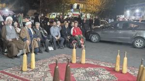 اجرای شبانه ورزش باستانی تیم جانبازان در میادین تهران
