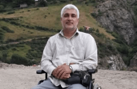 جانباز نخاعی تنکابنی به یاران شهیدش پیوست