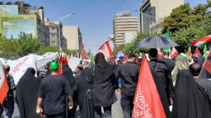 اربعین یک ماه زودتر به تهران آمد/تصاویر