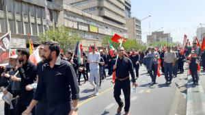 اربعین یک ماه زودتر به تهران آمد/تصاویر
