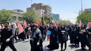 اربعین یک ماه زودتر به تهران آمد/تصاویر