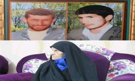  مادر ۳ شهید البرزی در جوار فرزندانش آرام گرفت