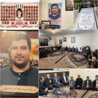 دیدار نماینده ایلام با خانواده شهید احمدی