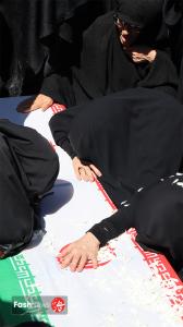 مراسم تشییع مداح و جانباز ۷۰ درصد شهید برگزار شد