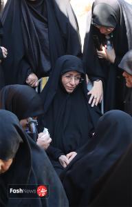 مراسم تشییع مداح و جانباز ۷۰ درصد شهید برگزار شد