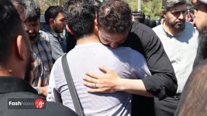 مراسم تشییع مداح و جانباز ۷۰ درصد شهید برگزار شد