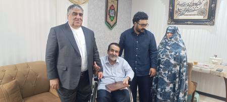 دیدار رئیس فراکسیون ایثارگران با حاج فرج‌الله مرادیان
