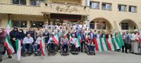 مراسم اهتزاز پرچم ایران در دانشکده پزشکی دانشگاه آزاد اسلامی برگزار شد