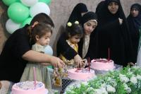  برگزاری جشن ولادت با تکریم پنج دختر شهید/عکس 