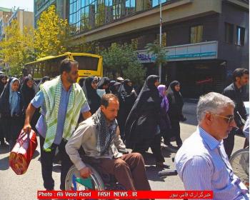 گزارش تصویری ازراهپیمایی ایثارگران درروز قدس(1)