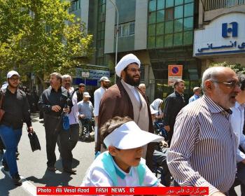 گزارش تصویری ازراهپیمایی ایثارگران درروز قدس(1)