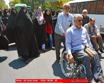گزارش تصویری ازراهپیمایی ایثارگران درروز قدس(1)