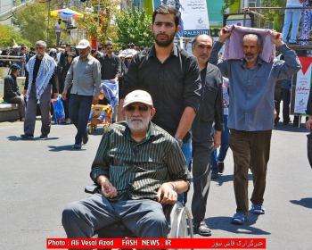 گزارش تصویری ازراهپیمایی ایثارگران درروز قدس(1)