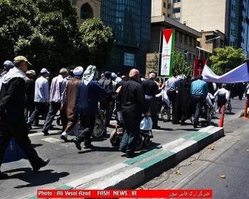 گزارش تصویری ازراهپیمایی ایثارگران درروز قدس(1)