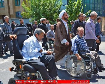 گزارش تصویری ازراهپیمایی ایثارگران درروز قدس(1)