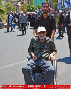 گزارش تصویری ازراهپیمایی ایثارگران درروز قدس(1)