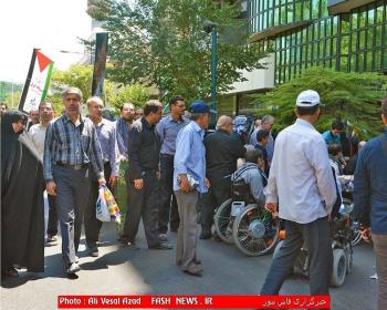 گزارش تصویری ازراهپیمایی ایثارگران درروز قدس(1)