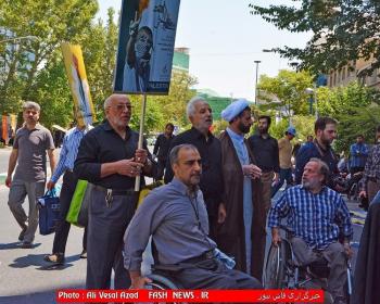 گزارش تصویری ازراهپیمایی ایثارگران درروز قدس(1)