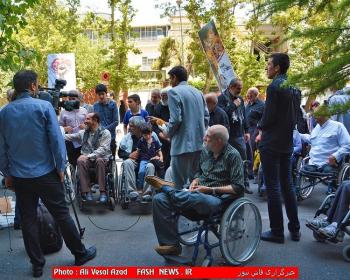 گزارش تصویری ازراهپیمایی ایثارگران درروز قدس(1)