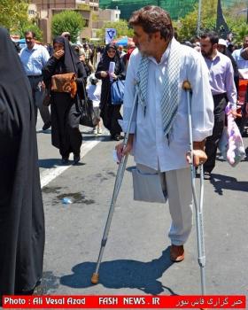 گزارش تصویری ازراهپیمایی ایثارگران درروز قدس(1)