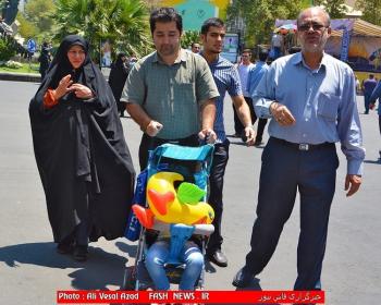 گزارش تصویری ازراهپیمایی ایثارگران درروز قدس(1)