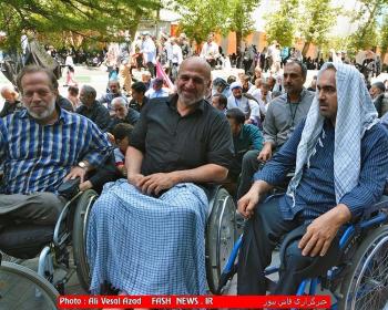 گزارش تصویری ازراهپیمایی ایثارگران درروز قدس(پایانی)