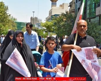 گزارش تصویری ازراهپیمایی ایثارگران درروز قدس(پایانی)