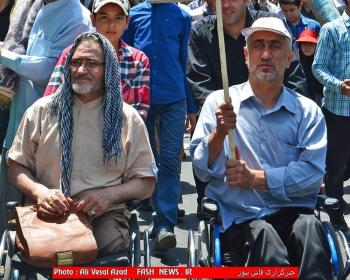 گزارش تصویری ازراهپیمایی ایثارگران درروز قدس(پایانی)
