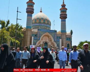 گزارش تصویری ازراهپیمایی ایثارگران درروز قدس(پایانی)