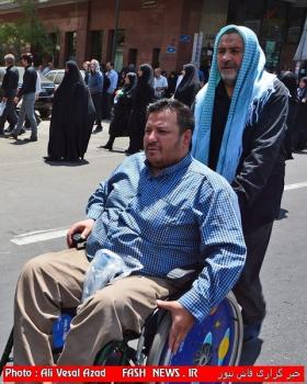 گزارش تصویری ازراهپیمایی ایثارگران درروز قدس(پایانی)