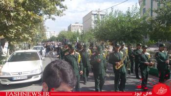 گزارش تصویری ازتشییع سردارجانباز شهیدپاکیزه