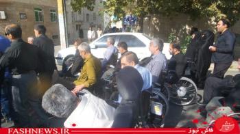 گزارش تصویری ازتشییع سردارجانباز شهیدپاکیزه