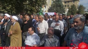 گزارش تصویری ازتشییع سردارجانباز شهیدپاکیزه