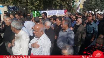 گزارش تصویری ازتشییع سردارجانباز شهیدپاکیزه