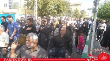 گزارش تصویری ازتشییع سردارجانباز شهیدپاکیزه