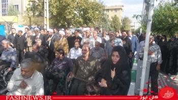 گزارش تصویری ازتشییع سردارجانباز شهیدپاکیزه