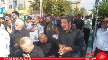 گزارش تصویری ازتشییع سردارجانباز شهیدپاکیزه