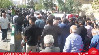 گزارش تصویری ازتشییع سردارجانباز شهیدپاکیزه