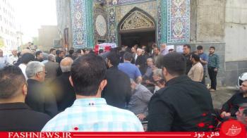 گزارش تصویری ازتشییع سردارجانباز شهیدپاکیزه