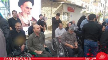 گزارش تصویری ازتشییع سردارجانباز شهیدپاکیزه