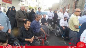 گزارش تصویری ازتشییع سردارجانباز شهیدپاکیزه