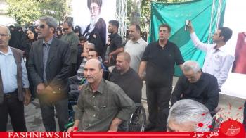گزارش تصویری ازتشییع سردارجانباز شهیدپاکیزه