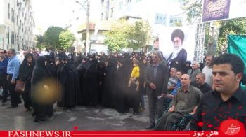 گزارش تصویری ازتشییع سردارجانباز شهیدپاکیزه